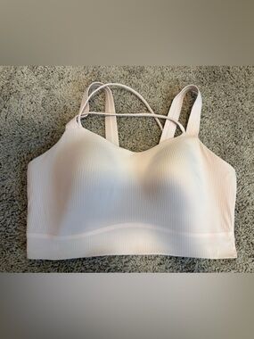 Lululemon Like A Cloud Ribbed Longline Bra Light Support D/DD
